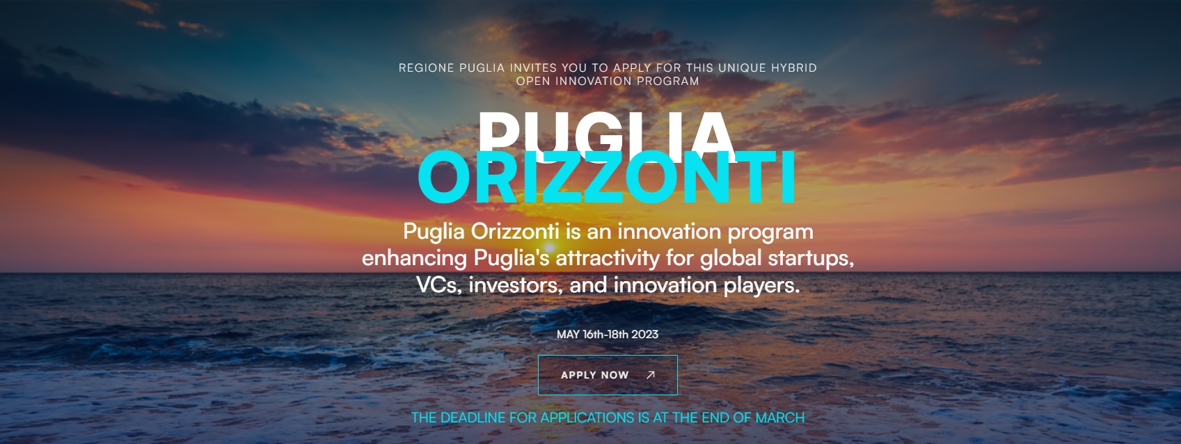 Puglia Orizzonti: Il bando dedicato alle startup innovative